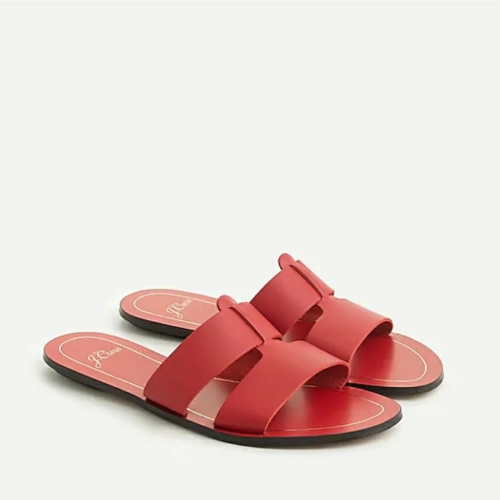 JCrew New Cyprus sandals with interlocking straps